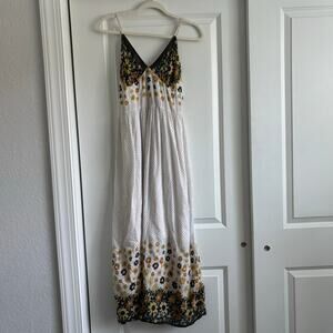 VTG Cynthia Mehra Women’s V Neck Floral Sundress S / M 90s Y2K